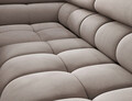 Coltar extensibil stanga 5 locuri ELTAP, LT-02PA, Ferucce, 276x200x93 cm, lemn/poliester, bej deschis