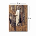 Tablou decorativ, 70100FAMOUSART-068, Canvas, 70 x 100 cm, Multicolor