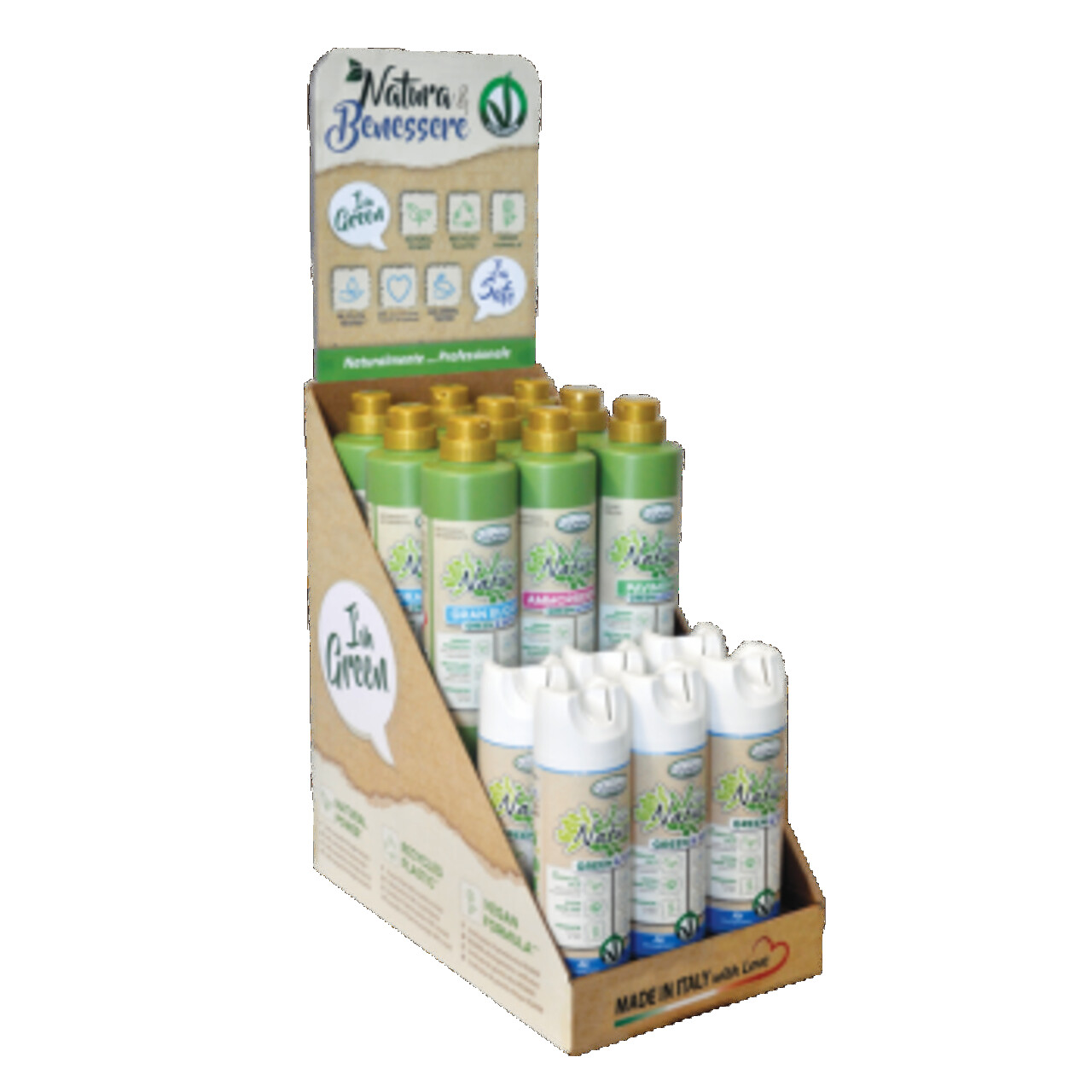 Spray pentru tesaturi si ambient, vegan, cu parfum de portocale si salvie , 400 ml, Note di Natura - imagine 2