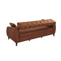 Set canapea extensibilă, Unique Design, 867UNQ1521, Lemn de carpen, Maro