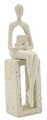 Figurina /sculptura decorativa Stons Single, Mauro Ferretti, 8.5x6.5x24 cm, polirasina, crem