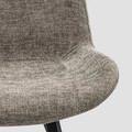Scaun Silla, Homla, 52x60x83.5 cm, metal/poliester, maro