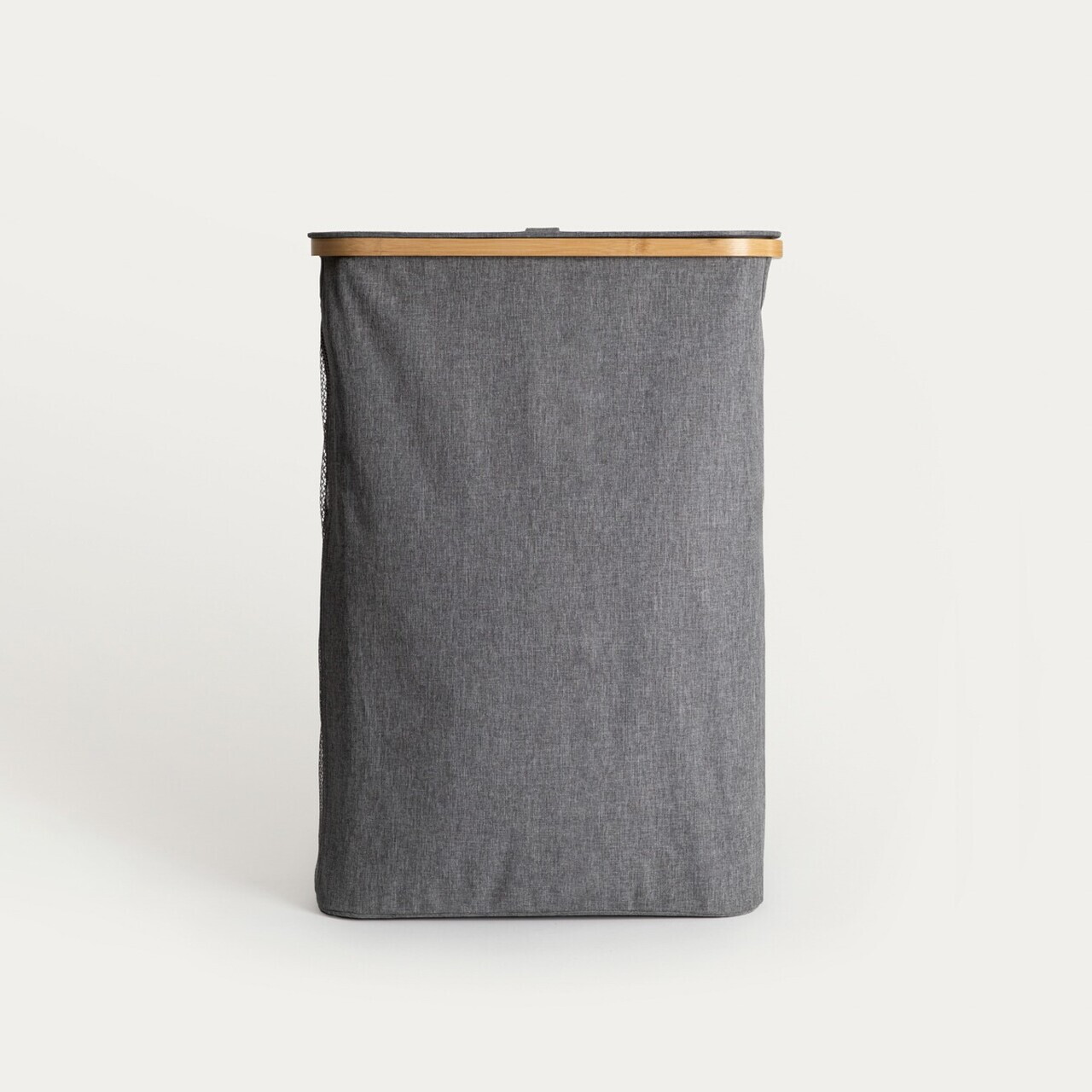 Cos de rufe Nellie, Homla, 43x17x60 cm, poliester/bambus, gri - view 2