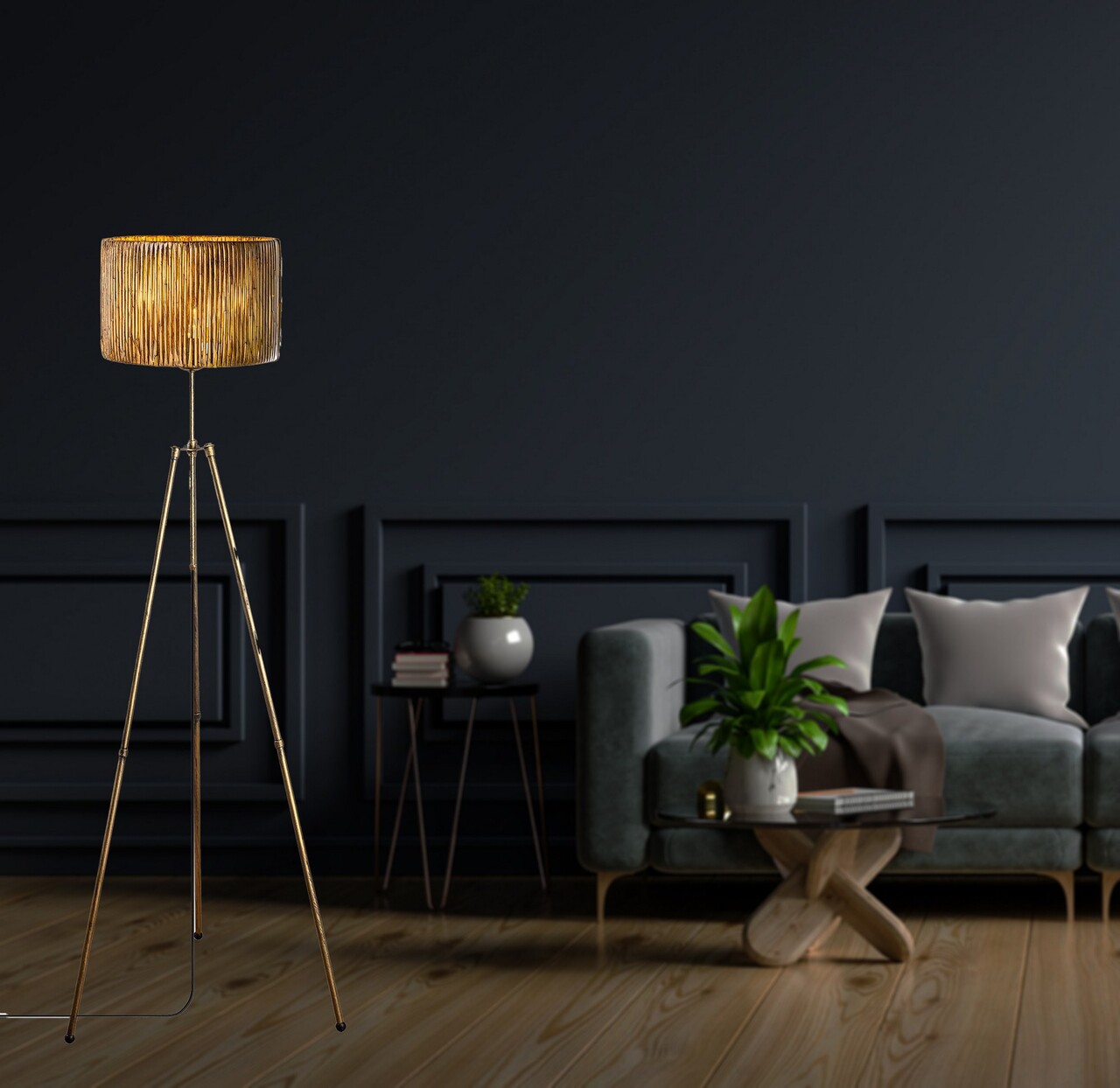 Lampadar L'essentiel Maison 390FLH2197 Maro antichizat