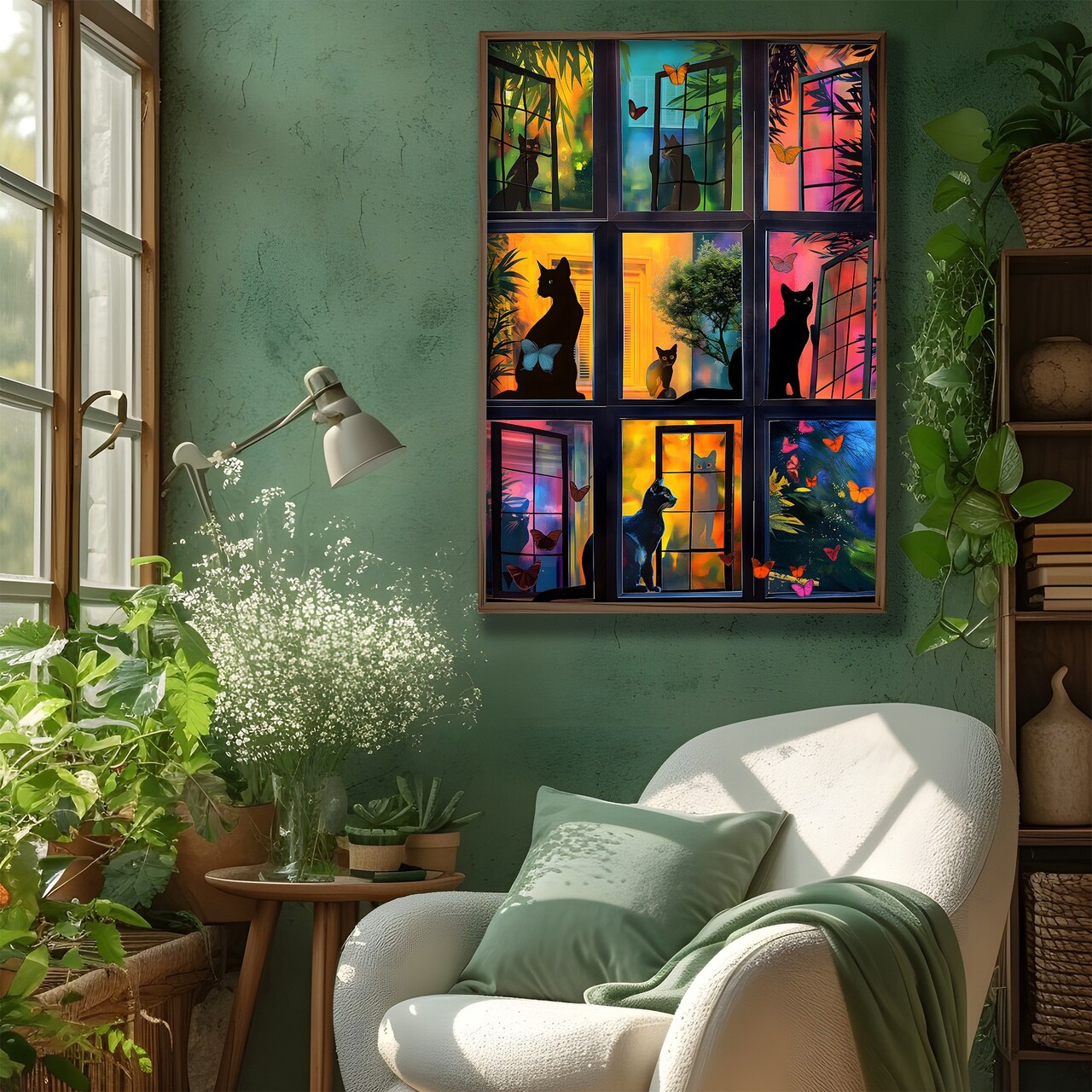 Tablou decorativ GE163-L Lemn Multicolor