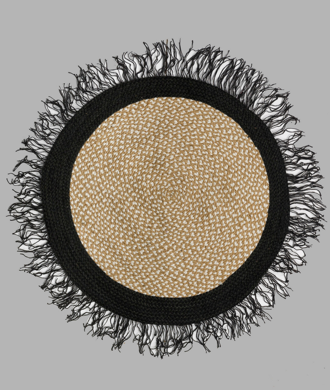 Covor, 00005A , 90x90 cm, Iuta, Multicolor - 1 | YEO