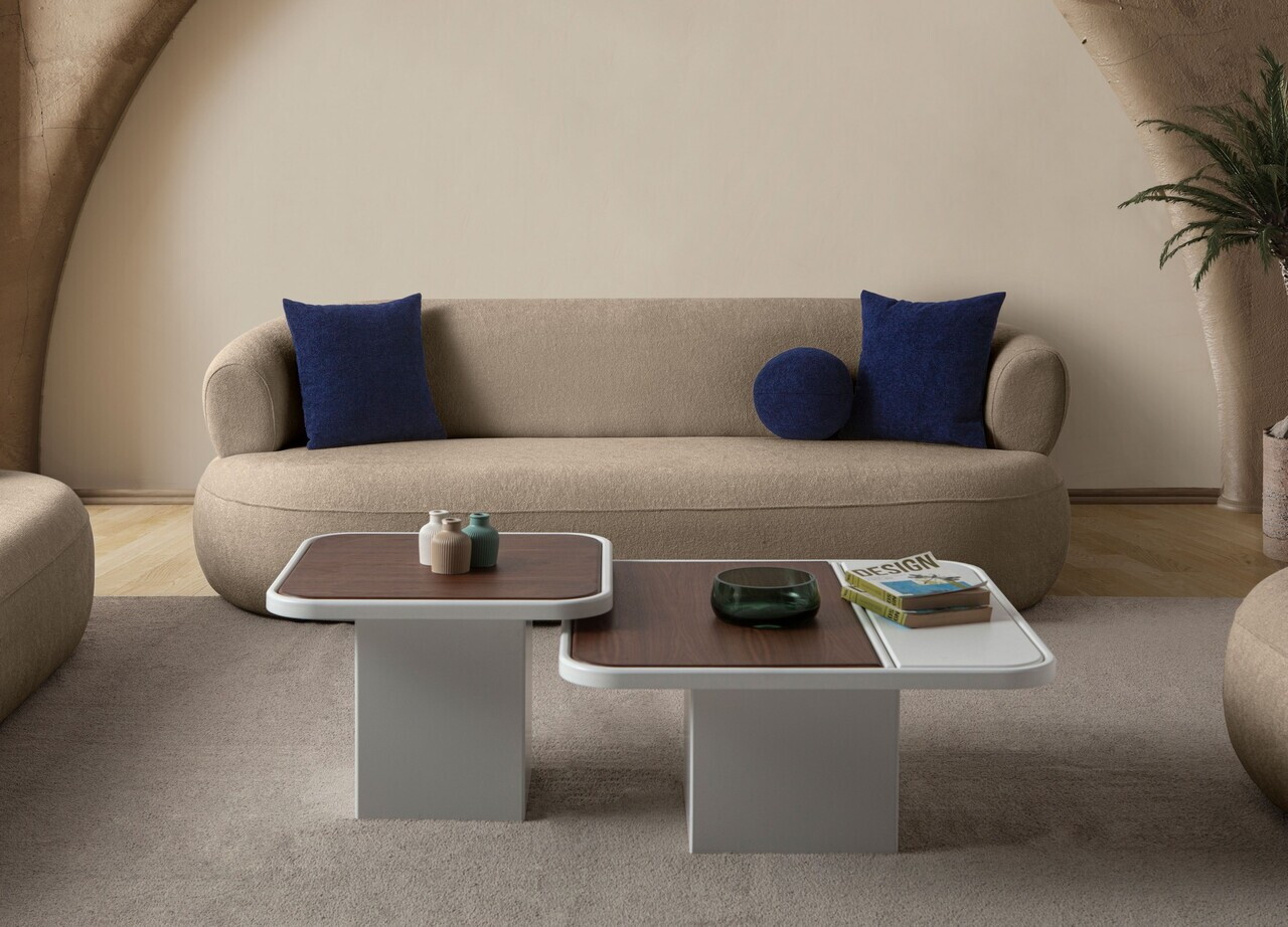 Canapea 3 locuri, Atelier del Sofa, 752EST1166, Bej — imaginea 3
