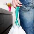 Set 20 saci de gunoi, Brabantia, PerfectFit, marimea G, 23-30 L, nailon, alb