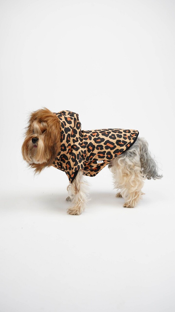 Hanorac pentru câini, Paws &amp; Whiskers, Leopar Coat, Multicolor - view 2