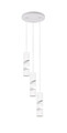 Lustra Stream, TRIO, 30x150 cm, 10W, 3x GU10, metal, alb mat