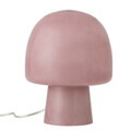 Lampa de masa, Bloomingville, Paddy, 1 x E14, 20x26.5 cm, sticla, roz
