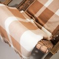 Patura Melrose, Homla, 150x200 cm, poliester, maro/bej