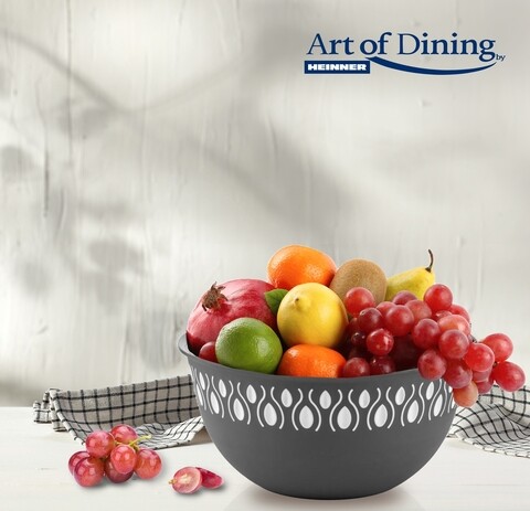 Bol art of dining, 28x13 cm, 5l, plastic, gri