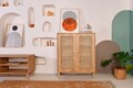 Bufet, Wolina, Hazeran Sideboard, 40x90x110 cm, Lemn, Stejar