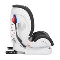 Scaun auto cu isofix, U-grow, 0-36 kg, gri