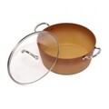Semioala cu capac Ceramica Do Brazil, Cooking by Heinner, 6 L, 28x12.5 cm, aluminiu