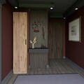 Dulap pentru haine, Miwood, Yaman 1 Door, 40x182x47 cm, PAL, Maro