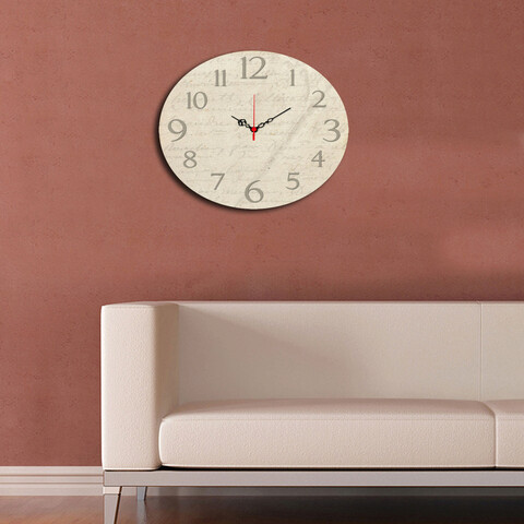 Ceas de perete, ms-31, mdf, ø40 cm, multicolor