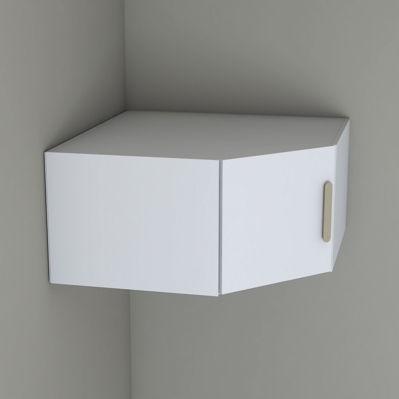 Dulap de perete, Hanah Home, BA168, 91x45x57.5 cm, PAL melaminat, Alb - view 4