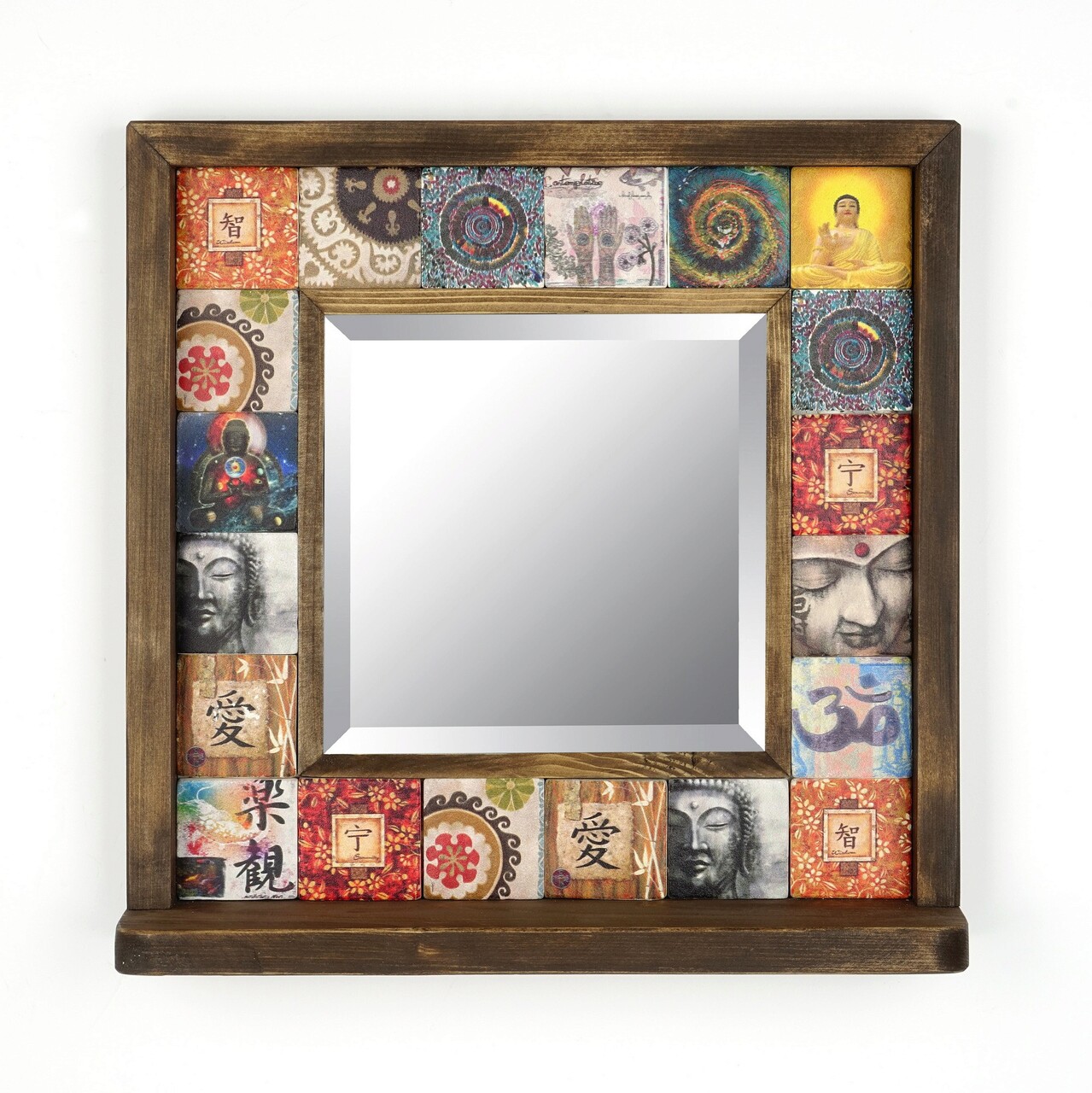 Oglinda Decorativa, Evila Originals, STO013, 32.5x33x8 Cm, Multicolor
