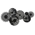 Decoratiune de perete Gladys, Creaciones Meng, 90.8x49.5 cm, metal