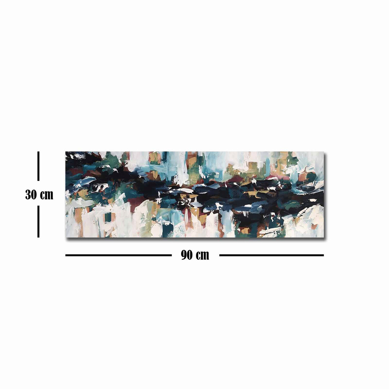 Tablou decorativ 3090ABSC Lemn (Grosime: 28 cm Multicolor