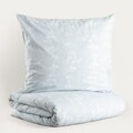 Lenjerie de pat dubla Heavenly, Homla, 3 piese, 160x200 cm, bumbac, albastru/alb