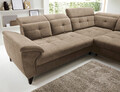 Coltar extensibil dreapta 5 locuri ELTAP, RT-20AU, Inferne, 297x210x107 cm, lemn/poliester, bej inchis