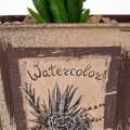 Planta artificiala in ghiveci, Phoebe, Creaciones Meng, 9.5x21 cm