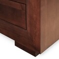 Comoda TV cu 2 sertare, Luvru, L.160 l.50 H.67, mdf/pal/furnir de fag, maro
