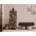 Set de mobilier pentru hol, Hanah Home, Vegas Sonomo, Sonomo / Antracit