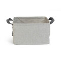Cos de rufe / cos depozitare, pliabil, Brabantia, Linn, 35 L, 37x44x26 cm, textil, gri