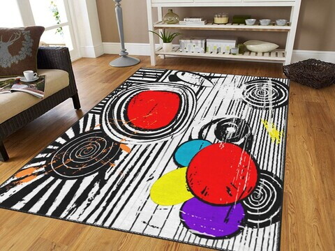 Covor, ym (133), 100x180 cm, Poliester, Multicolor