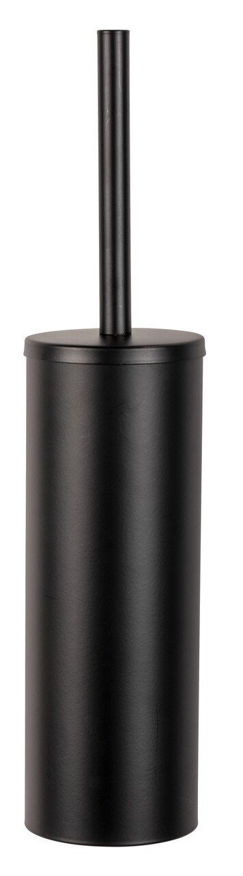 Perie de toaleta cu suport, Wenko, Turbo-Loc, Orea, 9 x 41 x 13 cm, bambus/inox, natur/negru - 1 | YEO