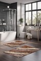 Set covorase de baie, Cartwright, CT-5031, Poliester, Multicolor