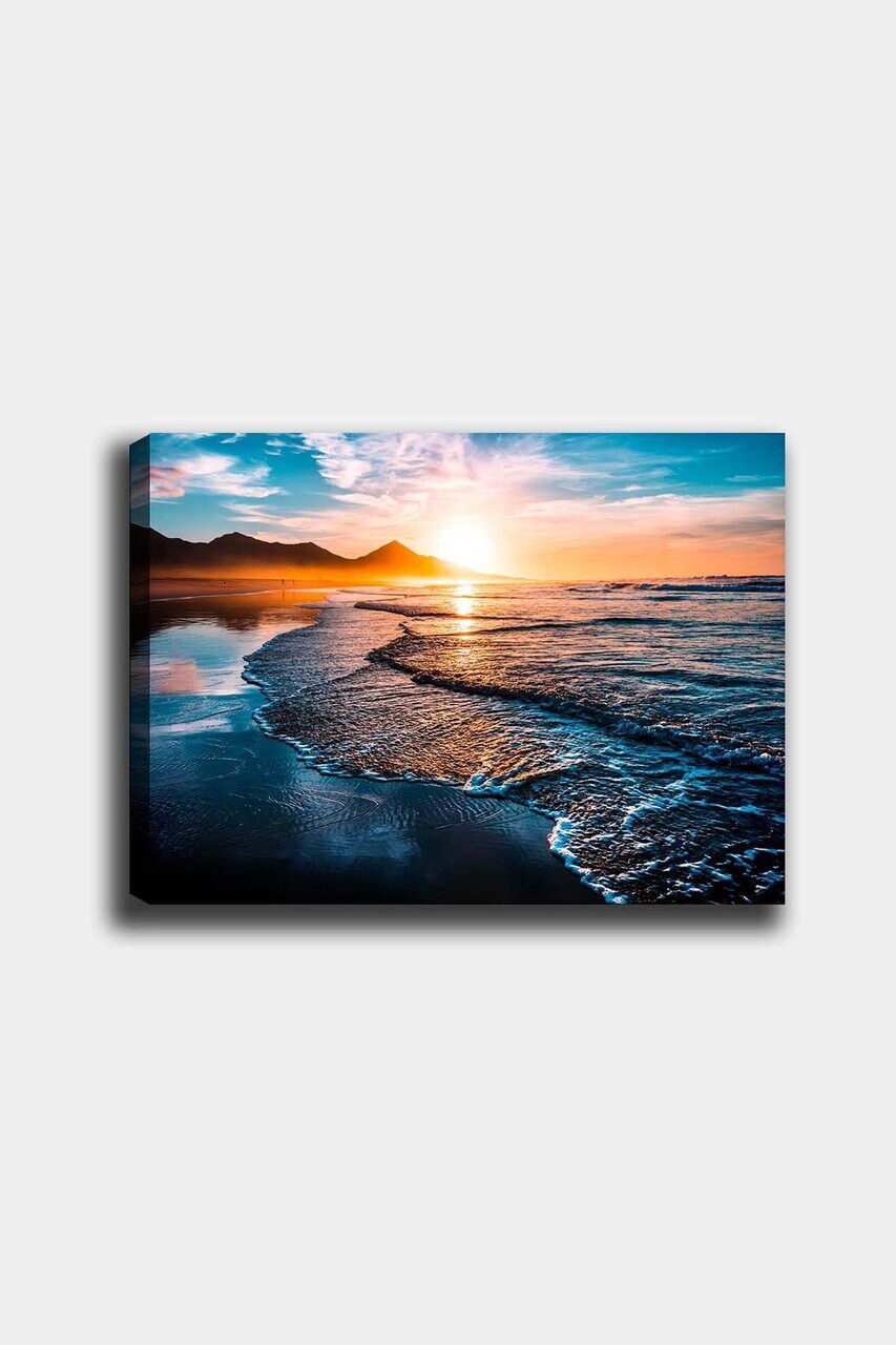 Tablou decorativ, 746217742-5070, Canvas, Rama din lemn (grosime 3 cm), Multicolor — imaginea 3