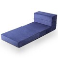 Fotoliu extensibil, Salida, 363SLD1138, Textil, Albastru