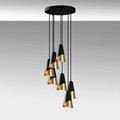 Lustra, Tatum, 584TTM1396, Metal, Negru