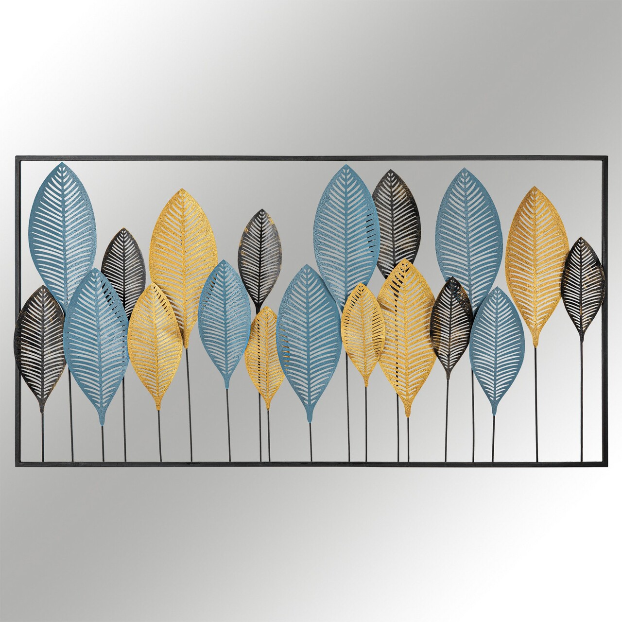 Decoratiune de perete, Zevahir 4, Dimensiuni: 115 x 3 x 60 cm, Multicolor - view 6