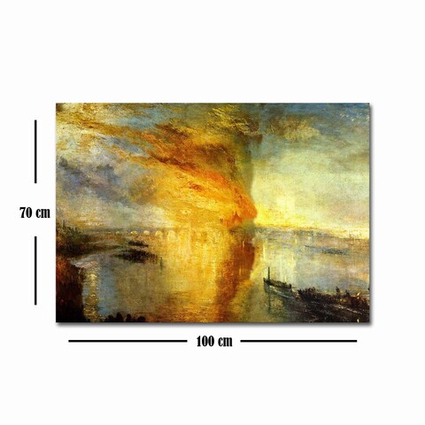 Tablou decorativ, 70100FAMOUSART-004, Canvas, 70 x 100 cm, Multicolor