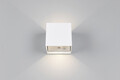 Aplica de perete pentru exterior Genie, RL NOW, 10x10.5x10 cm, 1W, 2x SMD, plastic, alb mat
