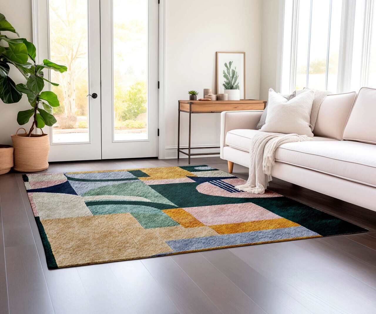 Covor, BSR-1, 180x280 cm, Bumbac/Poliester, Multicolor - view 2