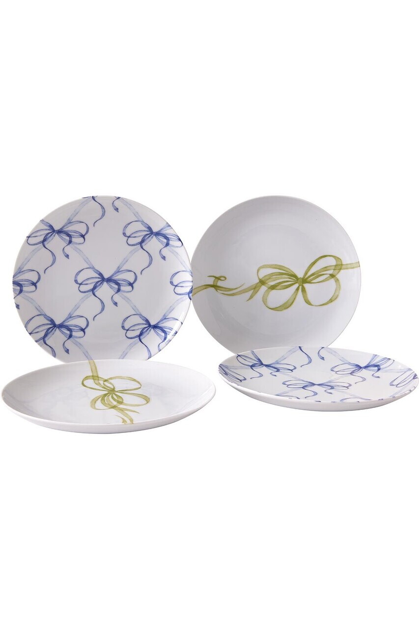 Set platouri servire desert, Hermia, 710KTP3724, Portelan, Albastru - view 3