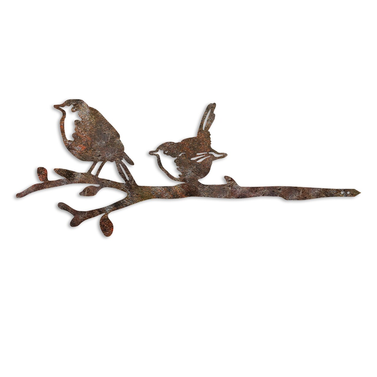 Obiect decorativ de grădină, Bird On The Branch 03, 55x22 cm, Maro - view 4