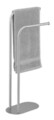 Suport pentru prosoape Levante, Wenko, 30x17x79 cm, inox, argintiu mat