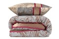 Lenjerie de pat dubla king size, Victoria, Basilisk 121VCT42495, 3 piese, amestec bumbac, multicolor