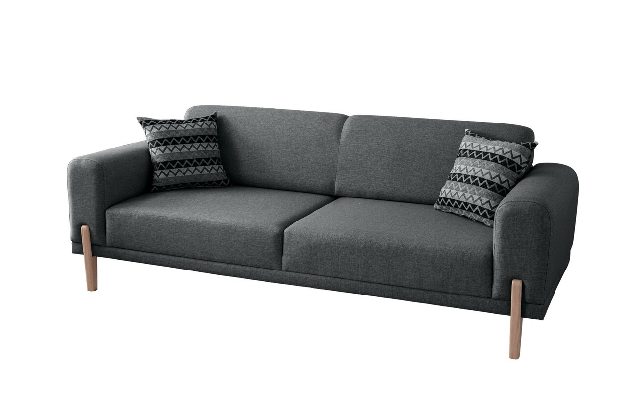 Canapea extensibila 3 locuri, Atelier del Sofa, 752EST1126, Lemn de carpen;PAL, Antracit - view 6