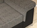 Coltar extensibil dreapta 4 locuri ELTAP, ERI-15, Eridano, 275x202x88 cm, lemn/poliester, gri/negru