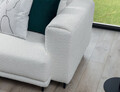 Canapea extensibila 4 locuri ELTAP, SO-DAL-01ROY, Dalia, 248x84x95 cm, lemn/poliester, alb