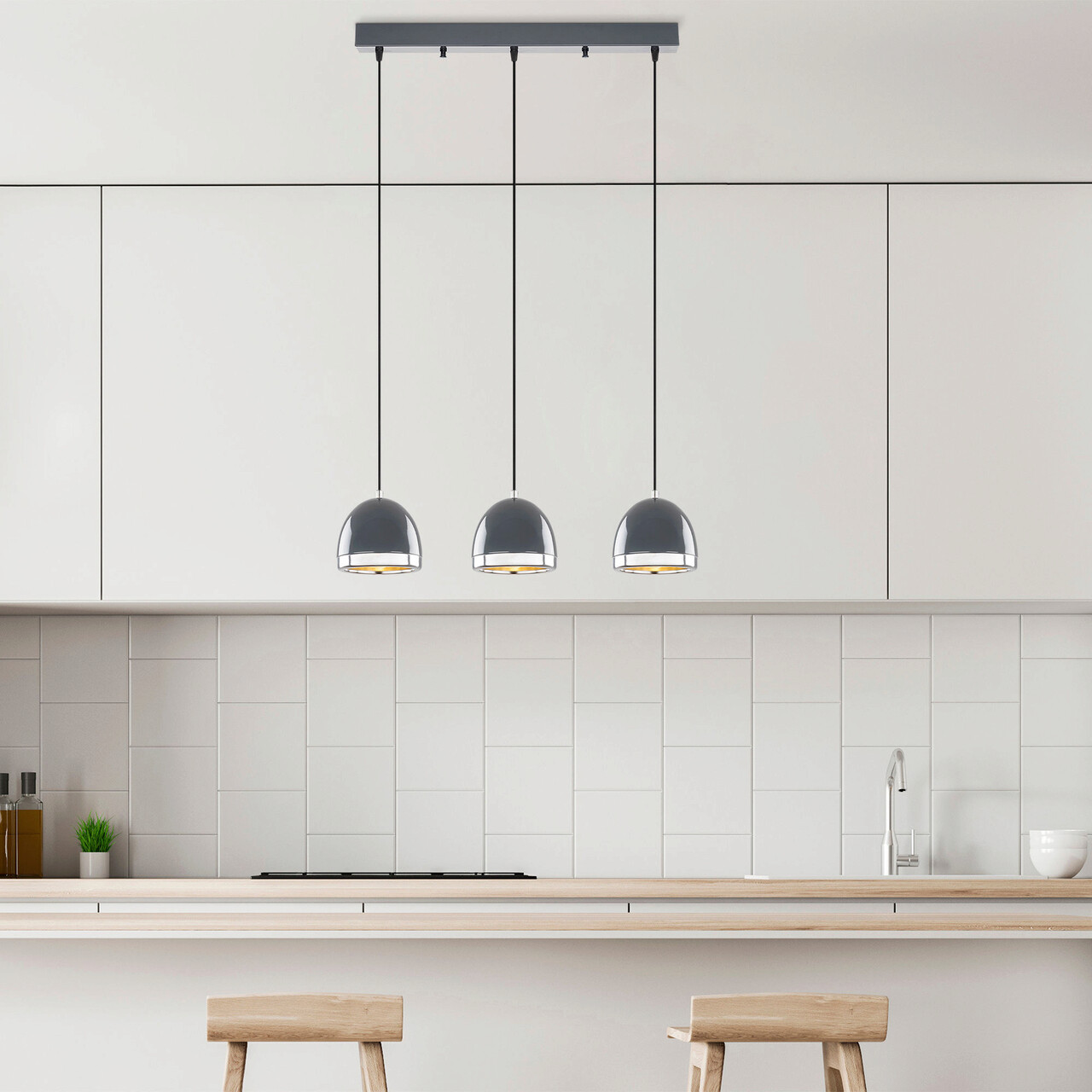 Lustra, Fulgor, 942FLG1484, Metal, Antracit - 1 | YEO